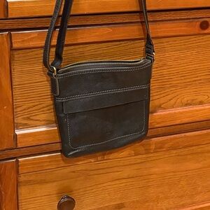Fossil AIDA small crossbody leather black used